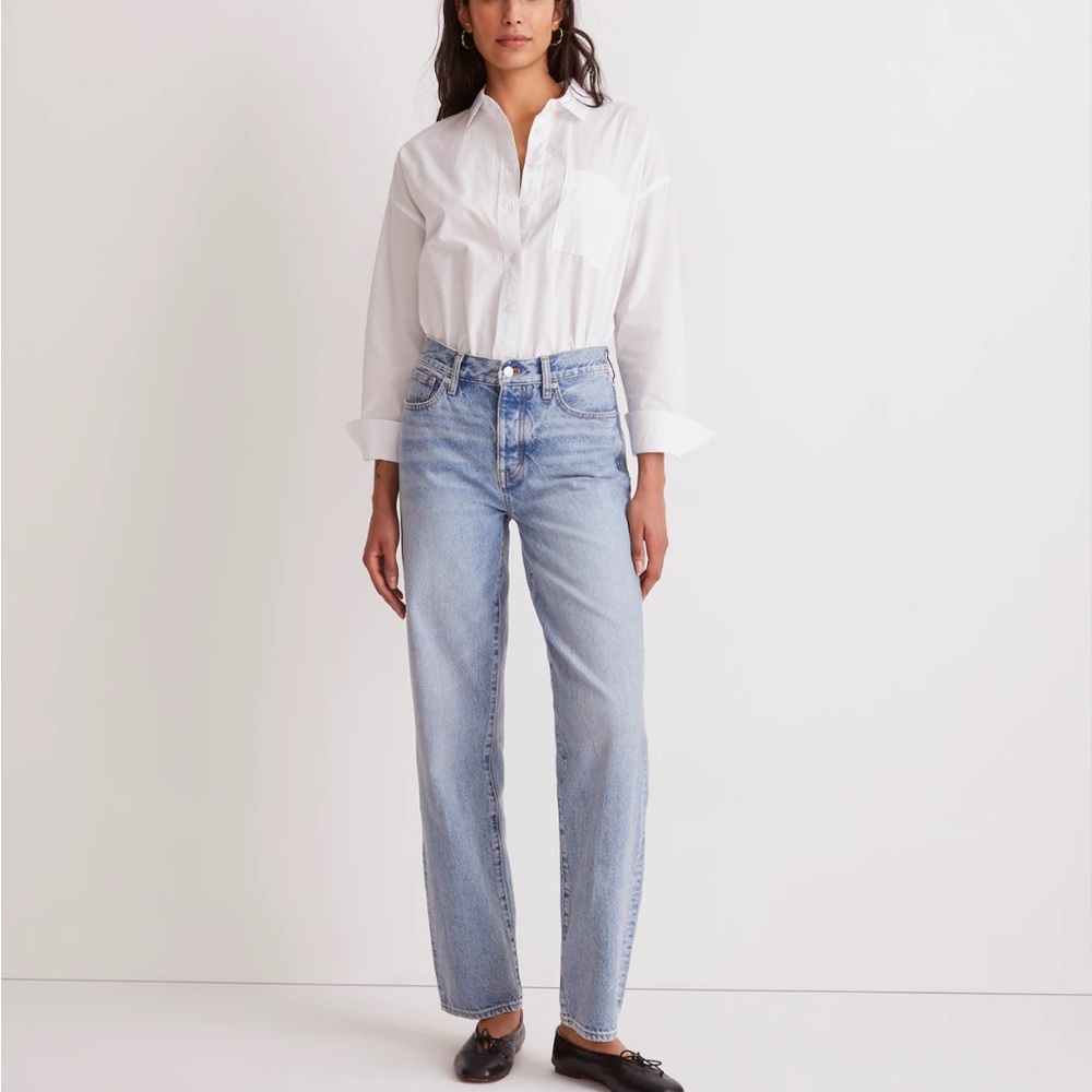Low slung straight jean | Madewell
